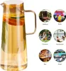 Glaskaraffe mit Deckel Wasserkaraffe 1.8 Liter Glaskanne Produktbild-Vorschau 1