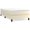 vidaXL Boxspringbettgestell Creme 90x190 cm Kunstleder Produktbild-Vorschau 1