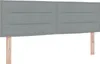 vidaXL Lit boxspring avec matelas gris clair 140 x 200 cm Voir les images du produit 4