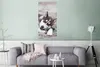MuchoWow® Poster Husky-Welpe am Strand 60x120 cm - Produktbild-Vorschau 5