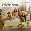 Juskys Sofa Coredo - Beige, moderne Couch aus Cord mit Produktbild-Vorschau 6