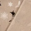 SCHÖNER LEBEN. Tischdecke Pinguine Eisbären natur grau weiß Produktbild-Vorschau 7