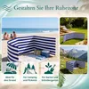 Lantigo Strandparavent Klassische Streifen 4m Windschutz Produktbild-Vorschau 5