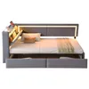 Letto imbottito Merax 90x200 cm con illuminazione a LED e Anteprima dell’immagine prodotto 8