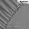Komfortec Spannbettlaken 200x200 cm, Bettlaken Produktbild-Vorschau 2