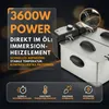 Sommertal DF3600 Doppel Fritteuse mit Öl 2x 3L 2x 1800W – Produktbild-Vorschau 2