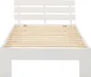 Homestyle4u Holzbett 90x200 Einzelbett mit Lattenrost Weiss Produktbild-Vorschau 11