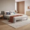 Homestyle4u Holzbett 160x200 mit Lattenrost Doppelbett Produktbild-Vorschau 1