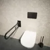Aquabad klappbarer Stahl Wandstützgriff in Schwarz, 60 cm Produktbild-Vorschau 4