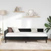 vidaXL Rohový rám postele s čelom čierny 90 cm x 200 cm Náhľad obrázku produktu 3