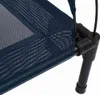 A close-up view of a dark blue mesh pet bed frame and leg. Anteprima dell’immagine prodotto