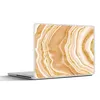 MuchoWow® Laptop Aufkleber Sticker Cover Achat Stein - Gold Produktbild-Vorschau 1