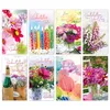 100-er Kasten Geburtstag 10x18cm Blumen Kerzen 100 Karten Produktbild-Vorschau 1