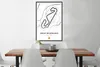 MuchoWow® Gerahmtes Poster F1 - Rennstrecke - Circuit de Produktbild-Vorschau 2