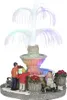 Kerst kersthuisje fiber optic fountain b/o Luville Productafbeelding-voorbeeld 1