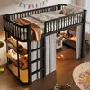 Hochbett Kinderbett mit Verdunkelungsvorhängen,individuell Produktbild-Vorschau 6