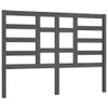 vidaXL Kopfteil Grau 156 x 4 x 104 cm Massivholz Kiefer Produktbild-Vorschau 1