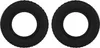Two black headphone earcups are shown side-by-side against a white background. Produktbild-Vorschau