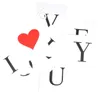 Girlanda baner i love you czerwone serce walentynki Podgląd zdjęcia produktu 3