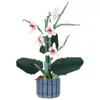 A model of a potted orchid made of building blocks. Náhľad obrázku produktu
