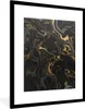 MuchoWow® Gerahmtes Poster Marmor - Textur - Grau - Gold - Produktbild-Vorschau 1