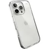 A clear iPhone case is shown from a diagonal angle against a white background. Podgląd zdjęcia produktu
