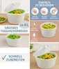 Salatschleuder mit Kurbel 4,5L – BPA-frei, mit Deckel & Produktbild-Vorschau 3