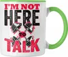 Trendation - I'm Not Here To Talk Gym Tasse Geschenk Produktbild-Vorschau 1