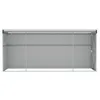 Anbauschuppen Anthrazit 118x382x178 cm Verzinkter Stahl Produktbild-Vorschau 5