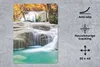 MuchoWow® Mauspad Mousepad Wald - Wasserfall - Herbst 30x40 Produktbild-Vorschau 2