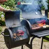 LEHMANN Smoker Grill & Holzkohlegrill 2-in-1 - 2-Kammern, Produktbild-Vorschau 5