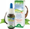 A bottle of Dr. Jacob's Vitamin K2 supplement with a coconut and leaves in the background. Anteprima dell’immagine prodotto