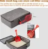 A cat litter box with a scoop and a storage bag for the scoop. Náhled obrázku produktu