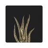 MuchoWow® Mauspad Mousepad Aloe Vera - Gold - Blatt 30x30 Produktbild-Vorschau 1