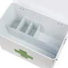 Medizinbox Hausapotheke Metall HMF 1771 Weiß 32.5 x 20 x 20.5 cm kompakt und robust Produktbild-Vorschau