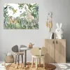 Leinwandbild Kinderzimmer Tiere Dschungel 120x80 cm XXL Produktbild-Vorschau 2