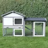 Kaninchenstall, Hasenstall, Hasenvilla, Kleintierstall Produktbild-Vorschau 6
