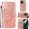 Lederhülle für OnePlus 11 Schmetterling Prägung Flip Produktbild-Vorschau 1