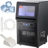 A commercial ice maker with accessories and ice cubes. Voir les images du produit