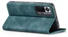 A teal flip case for a smartphone is shown standing upright on a white background. Produktbild-Vorschau