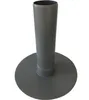 A gray drainpipe fitting with a wide base. Produktbild-Vorschau