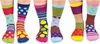 Verrückte Socken Oddsocks Polka Face für Frauen im 6er Set Produktbild-Vorschau 3