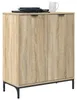 vidaXL Kredens dąb sonoma 69,5 x 33 x 82 cm Materiał Podgląd zdjęcia produktu 3