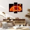 Bild auf Leinwand - Leinwandbild - Auto Feuer Illustration Produktbild-Vorschau 7