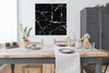 MuchoWow® Poster Marmor - Steine - Silber 100x100 cm - Produktbild-Vorschau 3