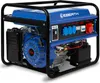 A blue and black generator is shown from a slightly elevated side angle against a white background. Produktbild-Vorschau