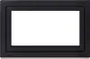 A black window frame with a white interior, presented on a white background. Anteprima dell’immagine prodotto