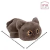 UNUS Plüschtier Kuscheltier Katze "Mokka" 40cm grau Produktbild-Vorschau 6