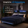 Polsterbett mit LED-Beleuchtung und USB-Ladefunktion, für Produktbild-Vorschau 3