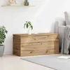 vidaXL Aufbewahrungsbox Artisan-Eiche 100 x 42 x 46 cm Produktbild-Vorschau 4